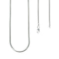 LPCU009-55 Cadena Cola De Rata 2.2 Mm X 55 Cms Super Precio Plata .925 811936153