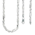 LPCU039-60 Cadena Torsal Fígaro 5 mm x 60 cm Plata .925 Taxco Gro 1815018320