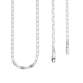 LPCU062-60 Cadena Valentino Espejo 3 mm x 60 cm cm Plata .925 Taxco 2224503567