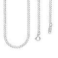 LPCU068-50 Cadena Figaro 1x0 de 3 mm x 50 cm Plata .925 3990854770