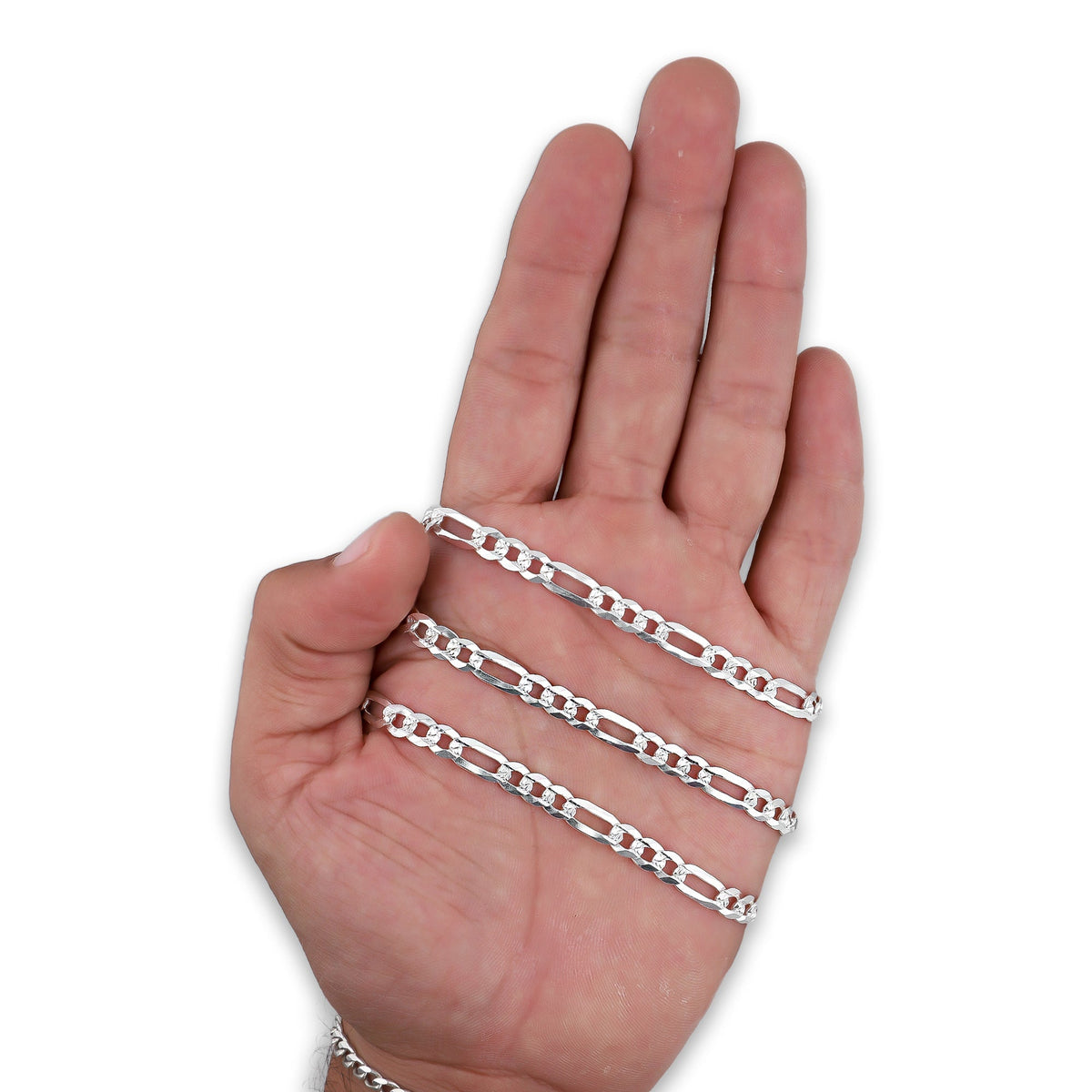 LPCU069-50 Cadena Cubana Americana 3*1 5 mm x 50 cm en Plata .925 MLM5107524614