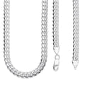 LPCU071-70 Cadena Cuba Lisa 5 mm x 70 cm en Plata .925 MLM5107524636
