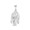 LPDJ002 Dije Arcángel En Plata .925 Con Zirconia Taxco Gro MLM814855503