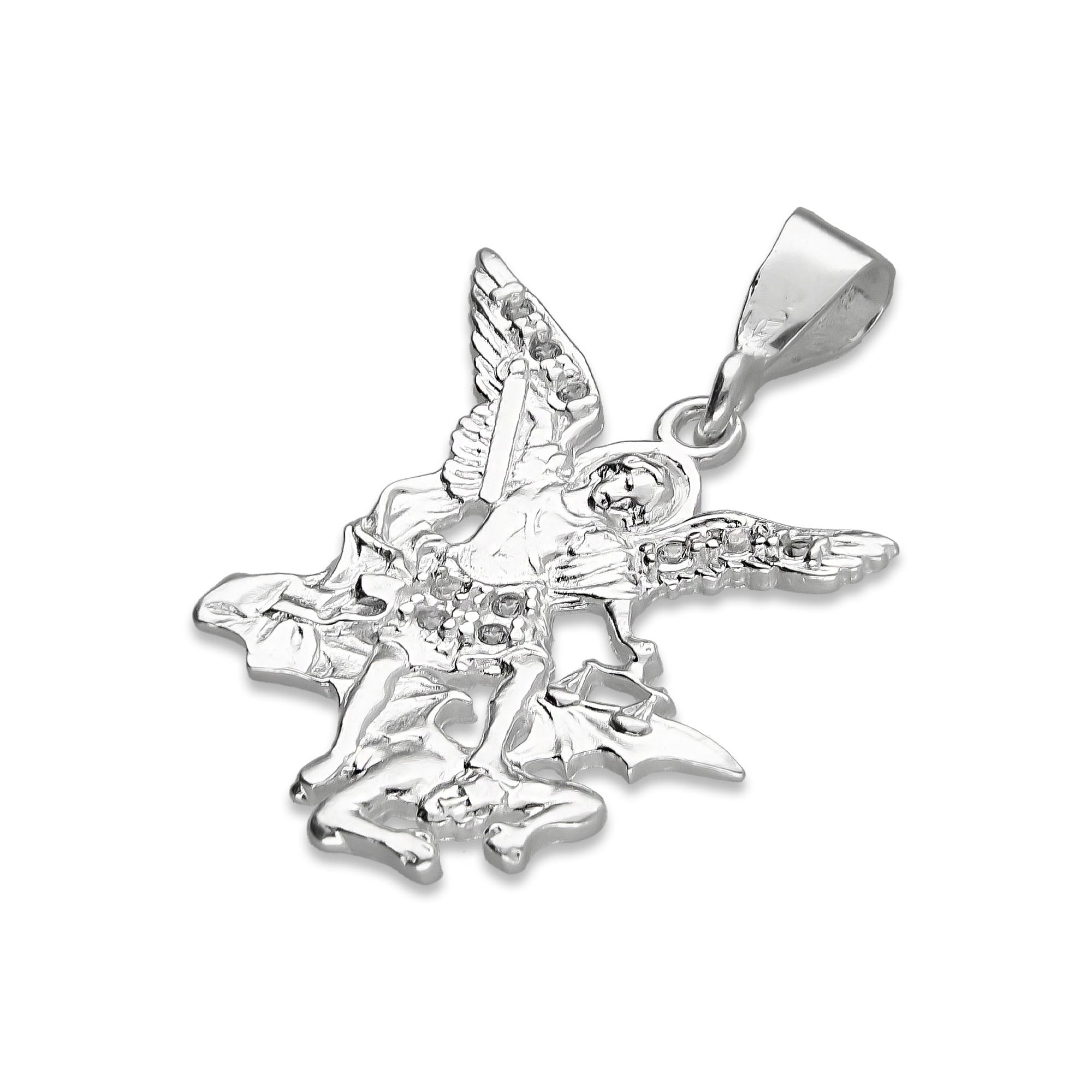 LPDJ016 Dije De Plata Mod Arcangel San Miguel Plata 925 Taxco Gro. MLM703439977