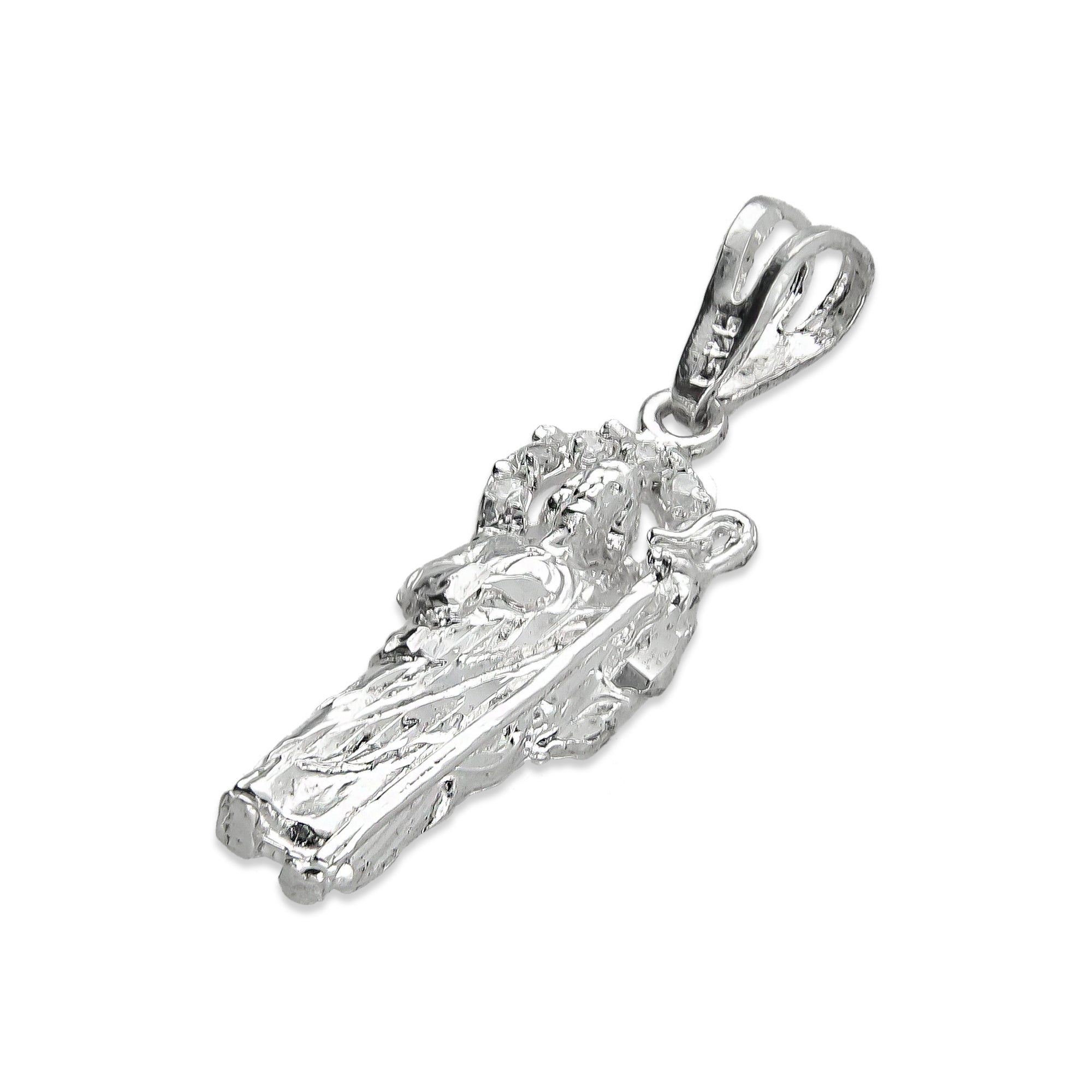 LPDJ041 Dije San Judas Zred En Plata .925 Con Zirconia Taxco Gro 843530024