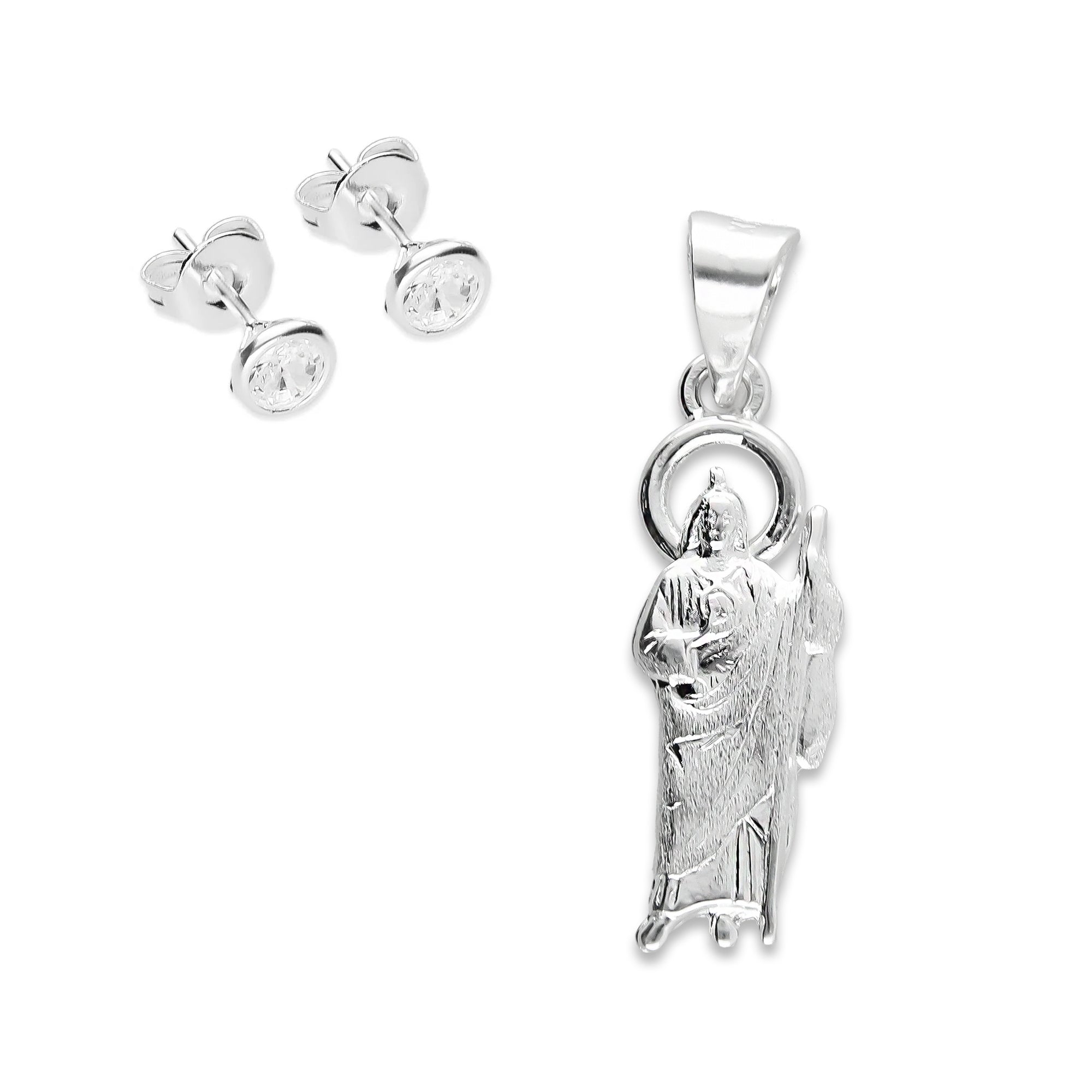 LPDJ074 Dije San Judas Troquelado Chico + Regalo Plata .925 Taxco Gro 1364479538