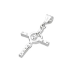 LPDJ075 Dije Cruz Kundal Corazon + Regalo Plata .925 Taxco Gro 1364438044