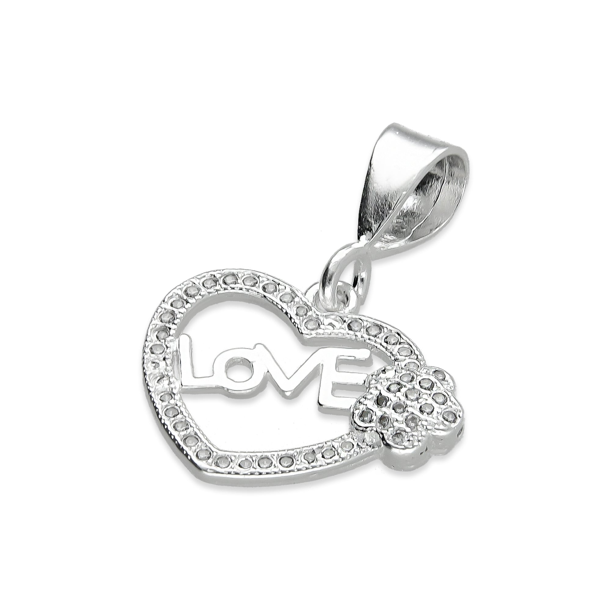 LPDJ087 Dije Corazón Love F + Regalo Plata .925 Taxco Gro 1380483222