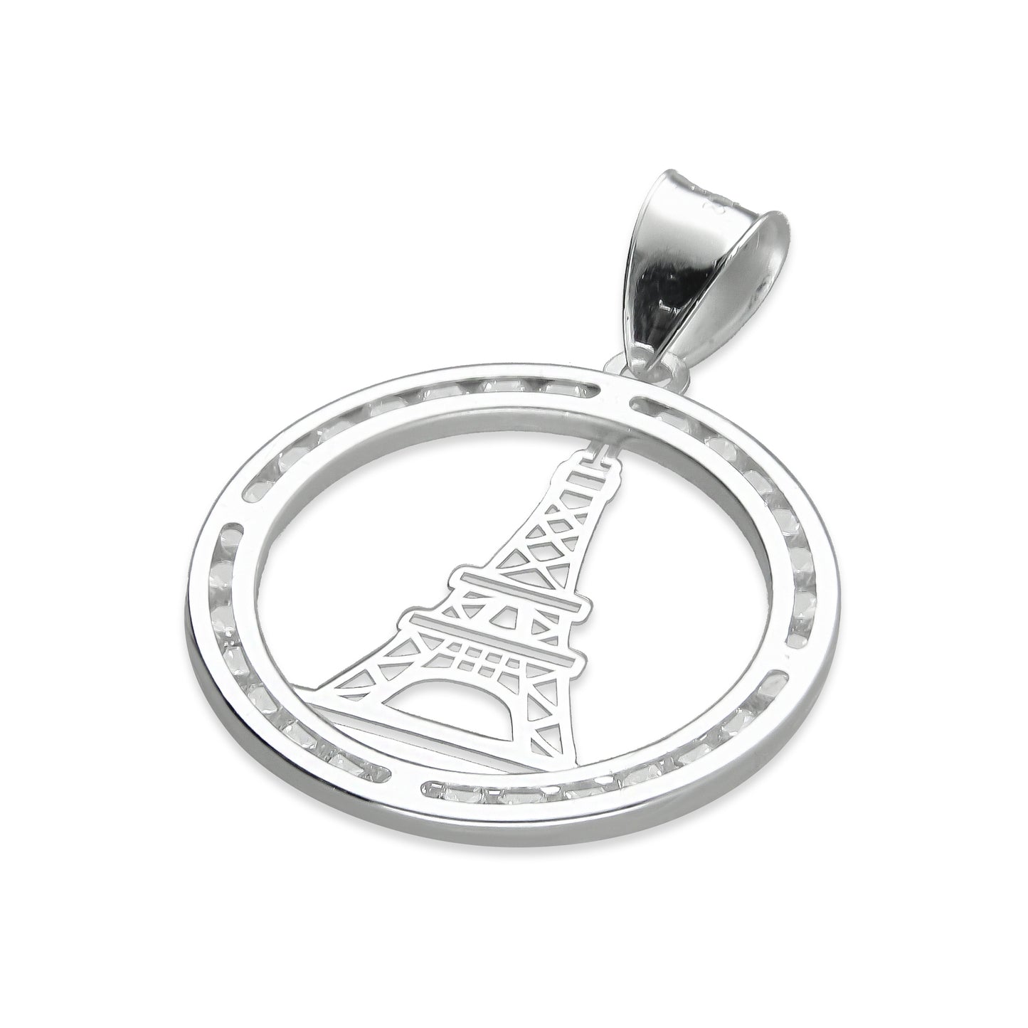 LPDJ088 Dije Circulo Eiffel + Regalo Plata .925 Taxco Gro 1380491796