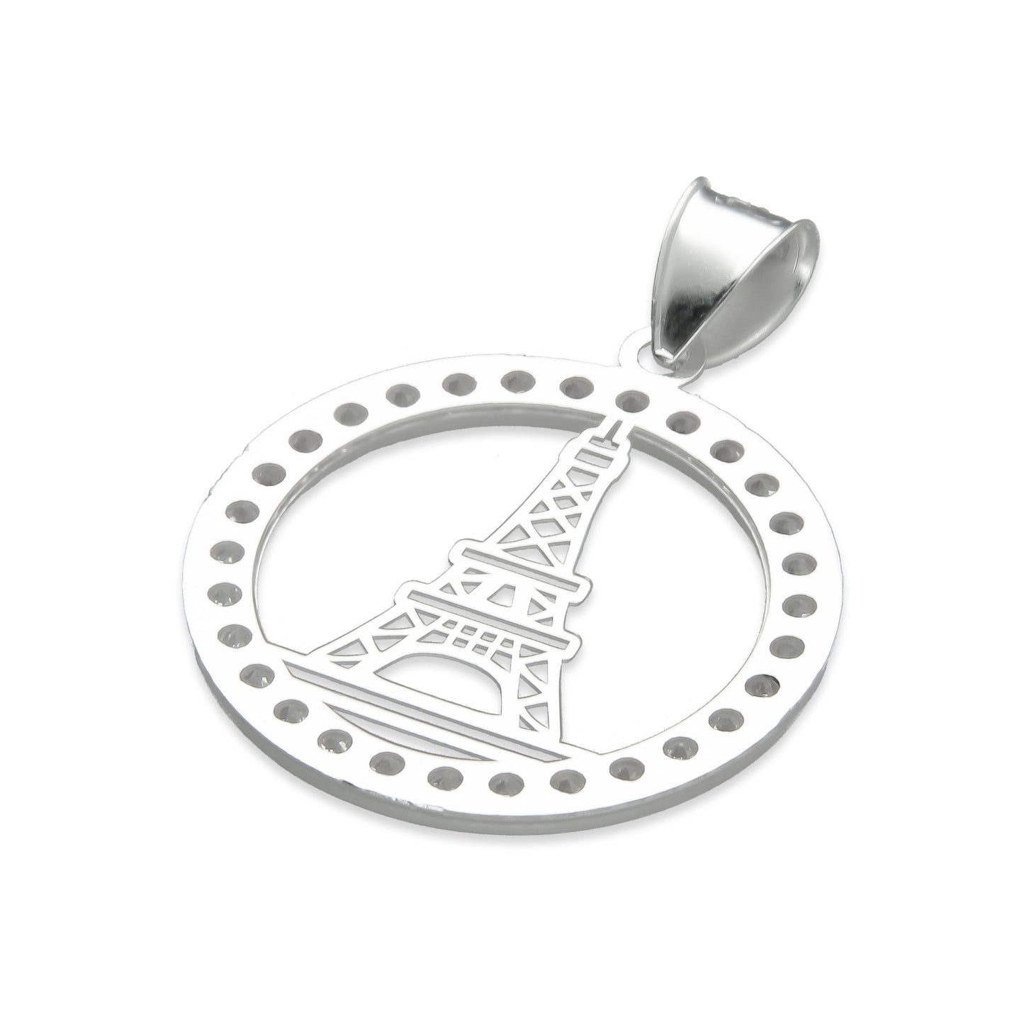 LPDJ088 Dije Circulo Eiffel + Regalo Plata .925 Taxco Gro 1380491796