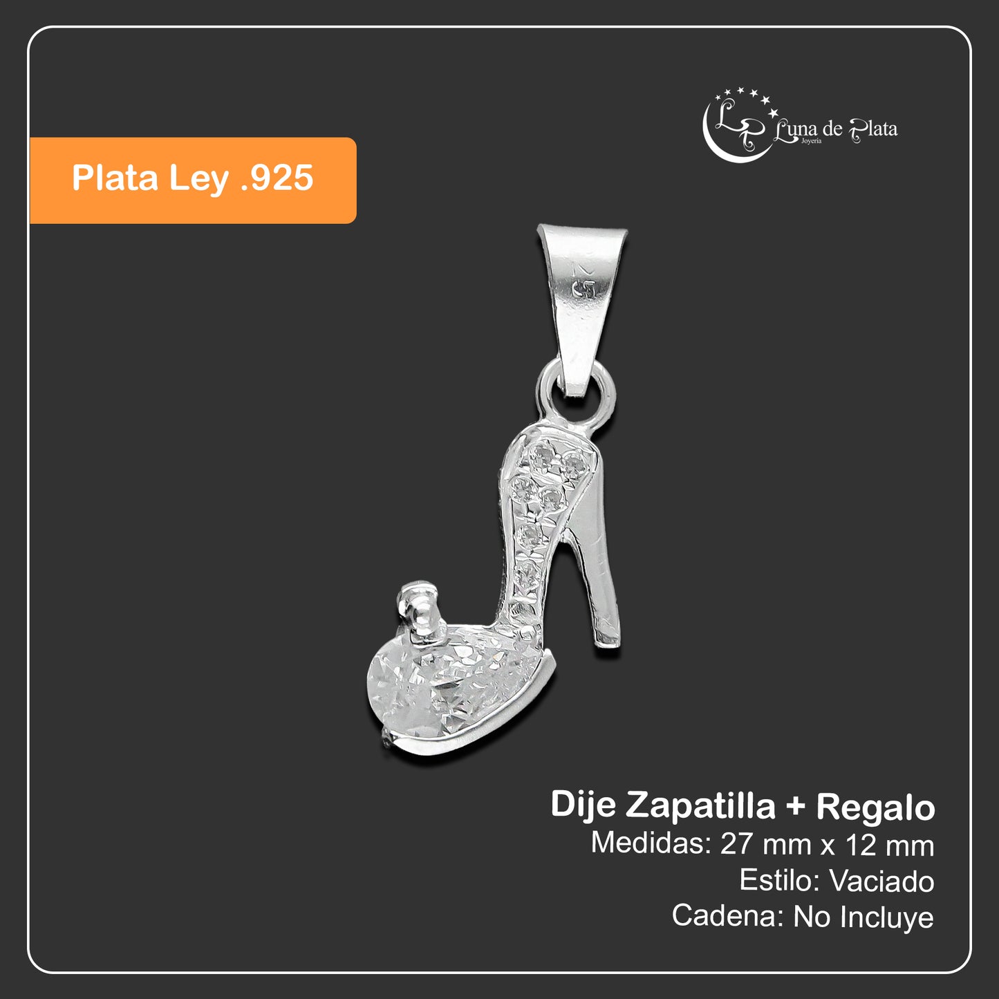 LPDJ101 Dije Zapatilla + Regalo Plata .925 Taxco Gro 1386509696