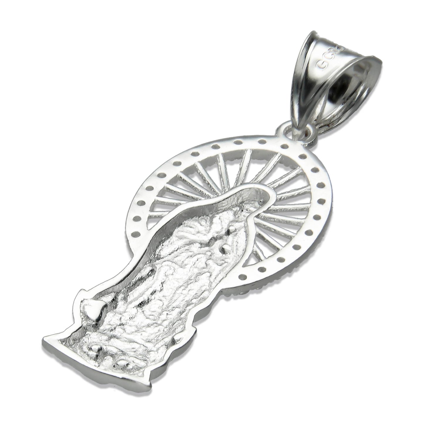 LPDJ173 Dije Virgen Resplandor en Plata.925, Taxco, Gro 2587694544