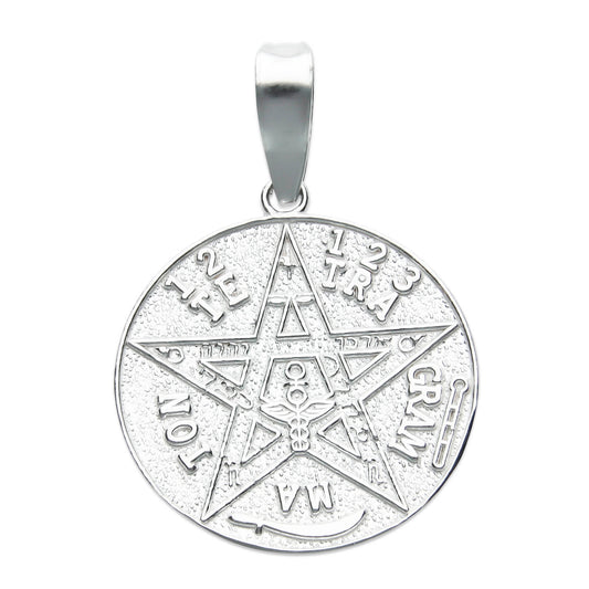 LPDJ181 Dije Tetragrammatón Vaciado Especial en Plata .925 1956160073