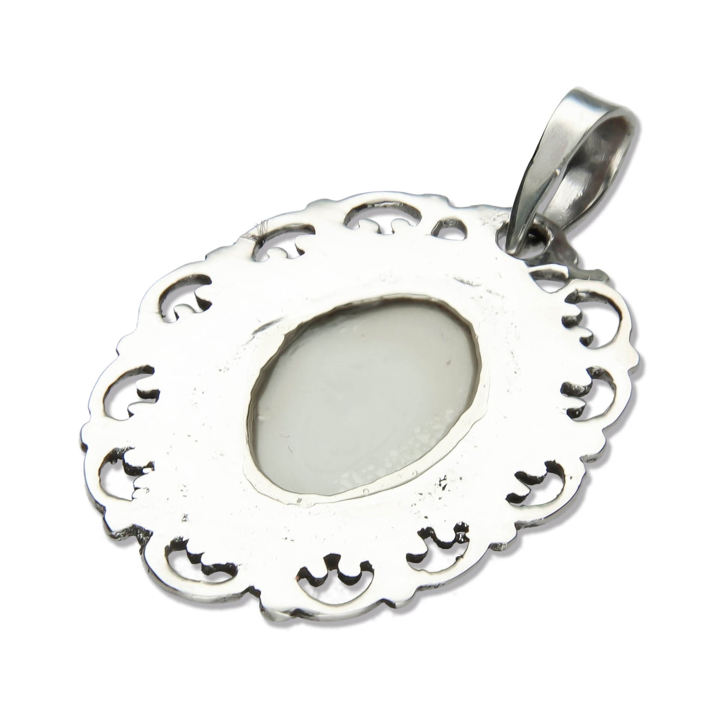 LPDJ212 Dije Vintage Oval San Judas Tadeo Color En Plata .925 1961242665