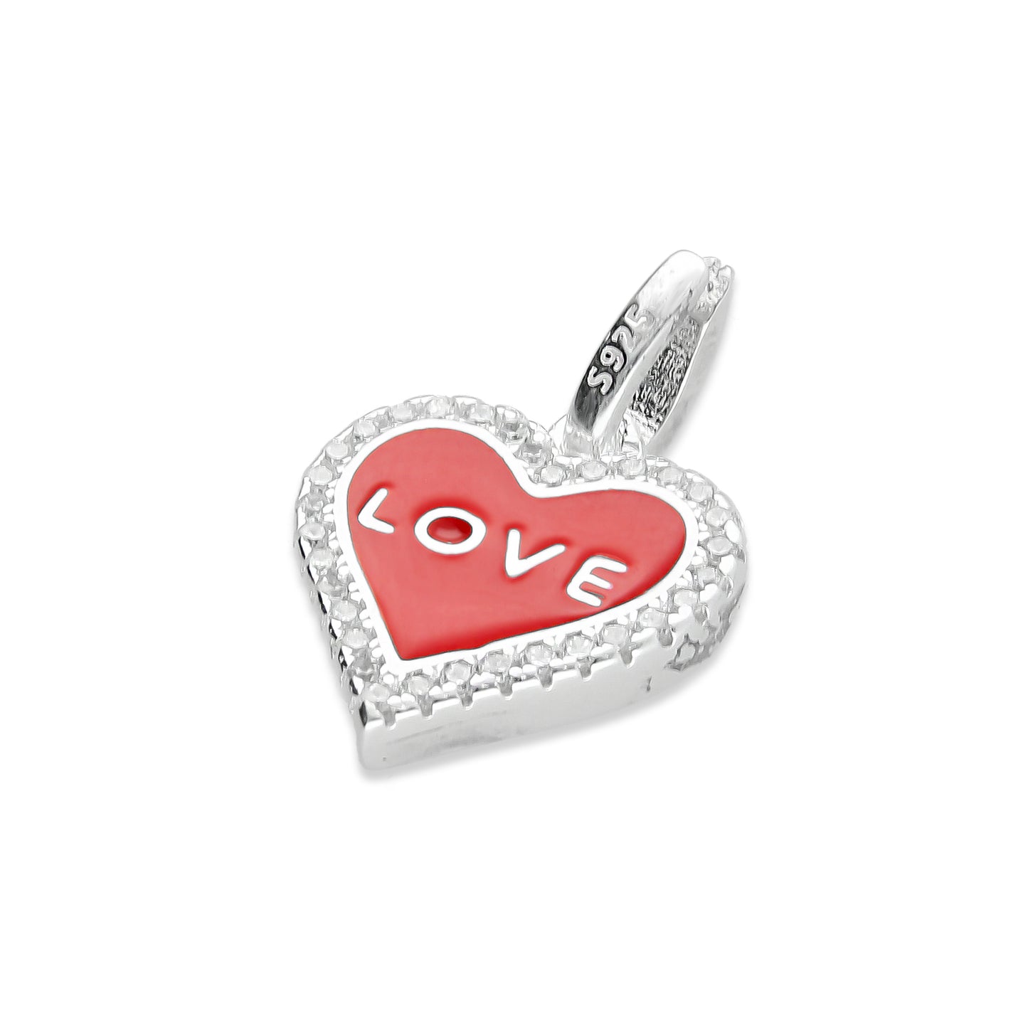 LPDJ237 Dije Corazón Rojo Love Zirconias Premium Plata .925 Taxco 2067992069