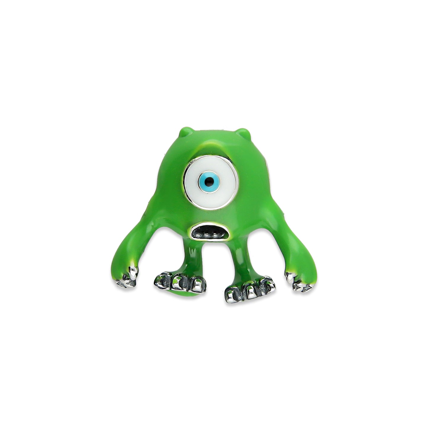 LPDJ256 Dije Charm Monsters Mike Esmalte en Plata .925 Taxco Gro