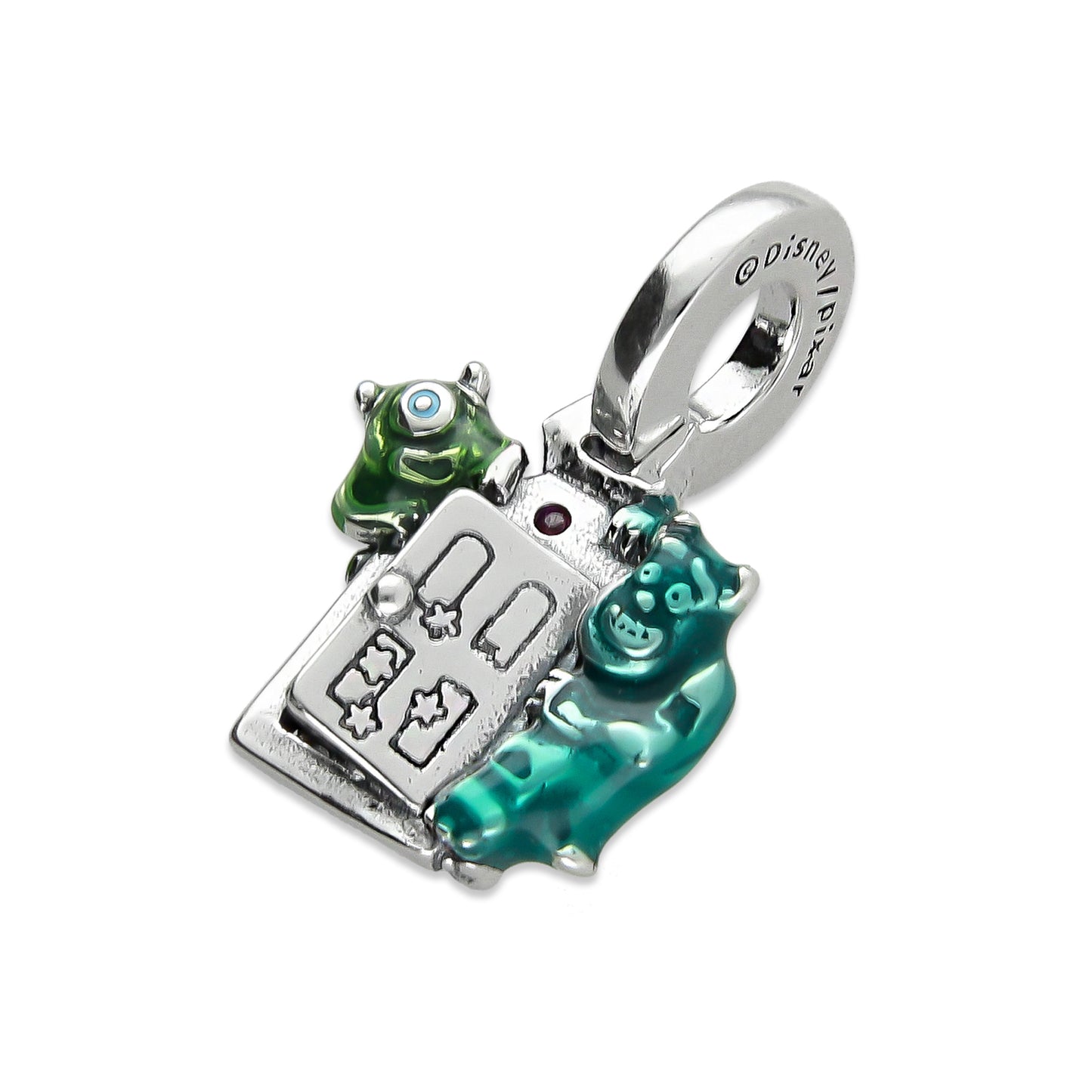 LPDJ257 Dije Charm Puerta Monsters en Plata .925 Taxco Gro