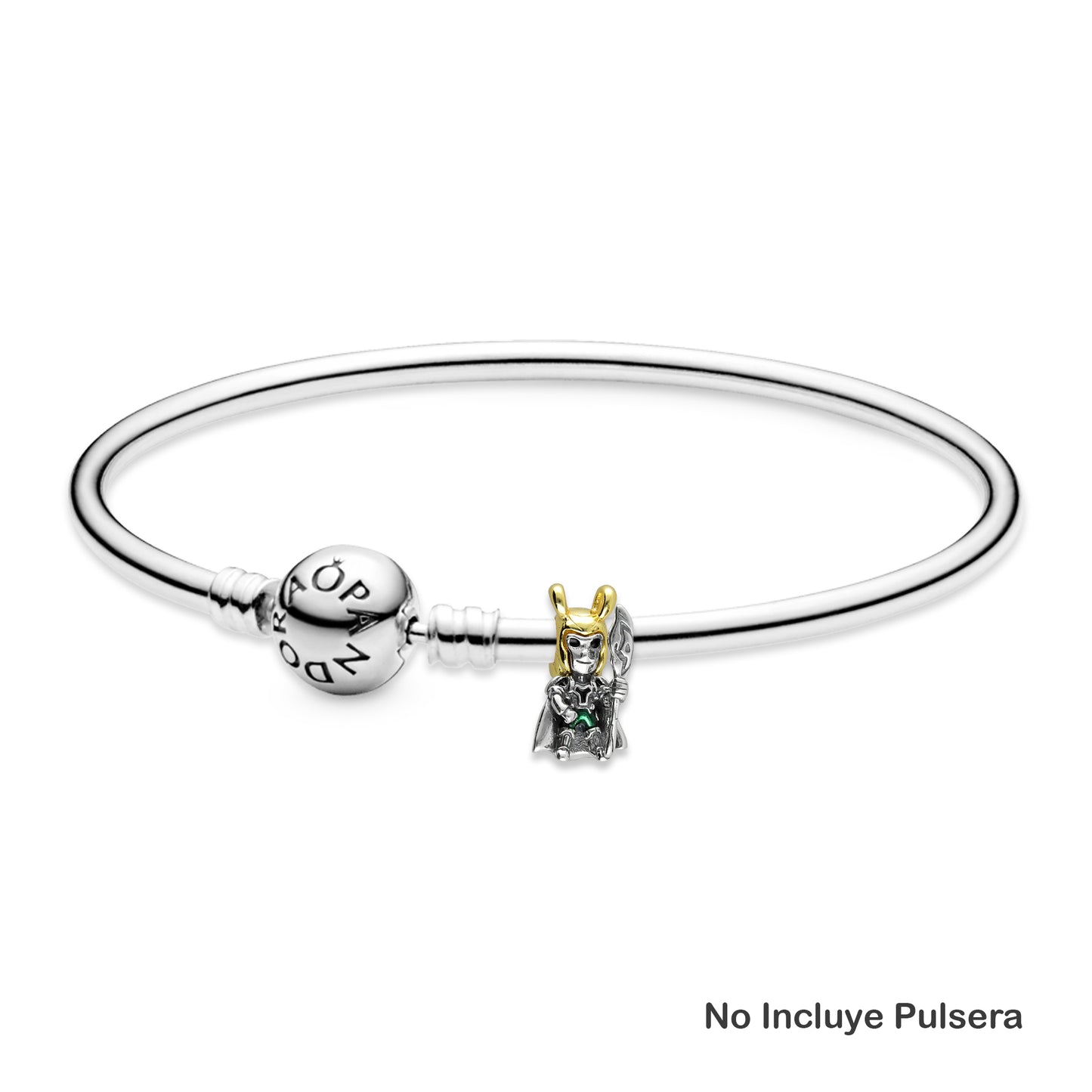 LPDJ261 Dije Charm Super Héroe Loky en Plata .925 Taxco Gro