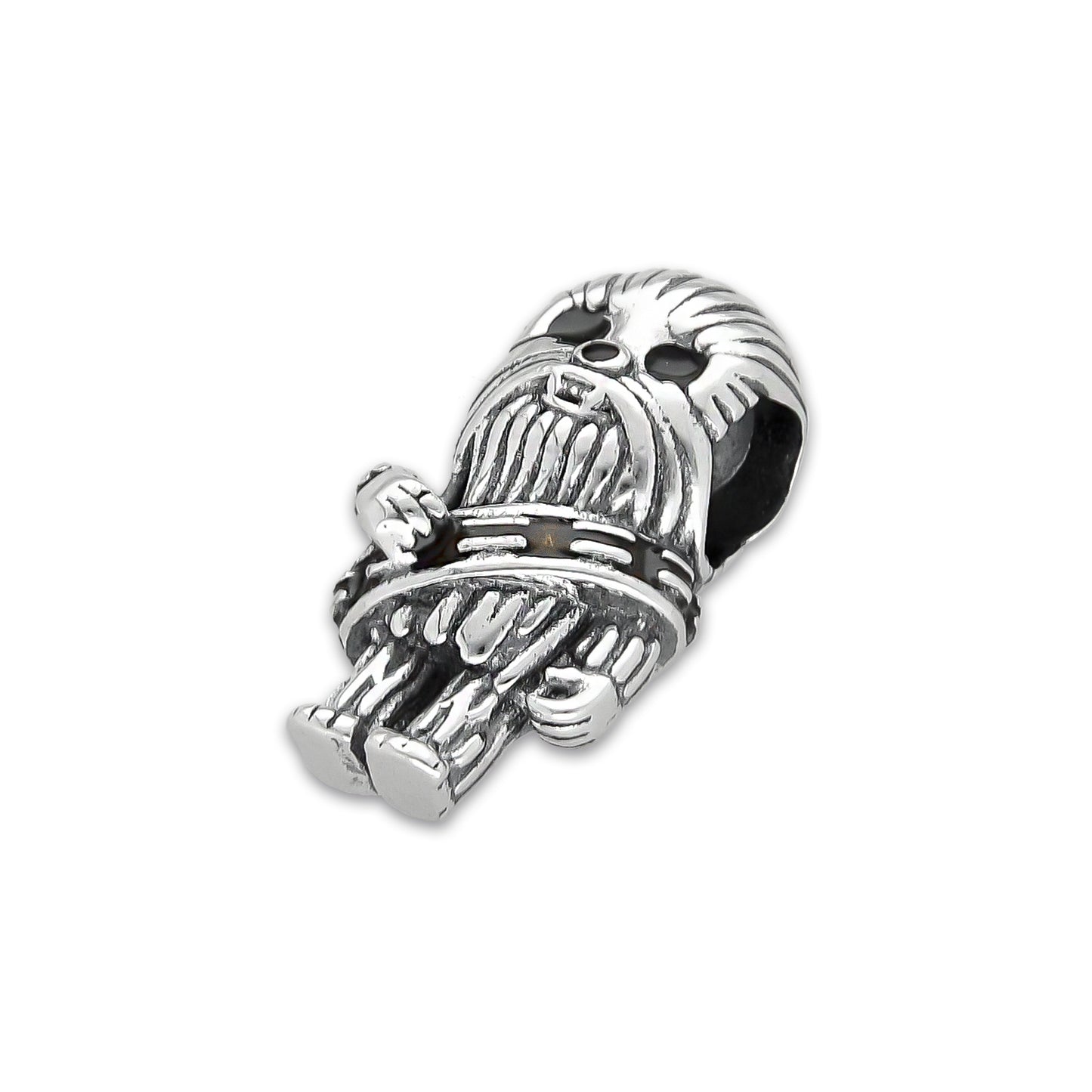 LPDJ264 Dije Charm Chewy Liso Galaxias en Plata .925 Taxco Gro