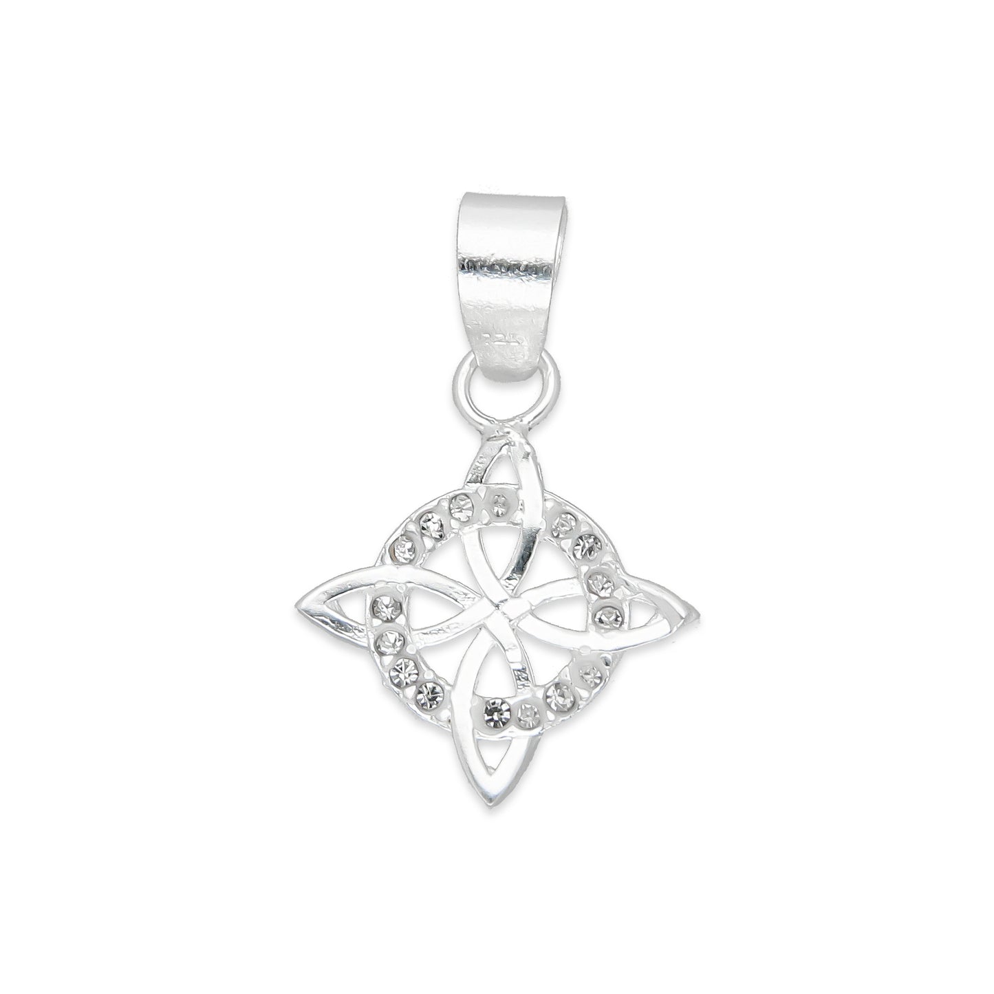LPDJ276 Dije Amuleto Nudo de Bruja Mini en Plata .925 Taxco Gro