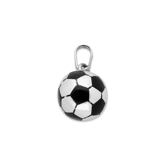 LPDJ284 Dije Balon Futbol Chico Diámetro 1.0 cm en Plata .925 Taxco Gro 4431813490