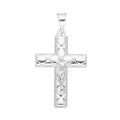 LPDJ297 Dije Crucifijo Mod. Otoman Liso 1.8 cm x 3.9 cm en Plata .925 4671543072