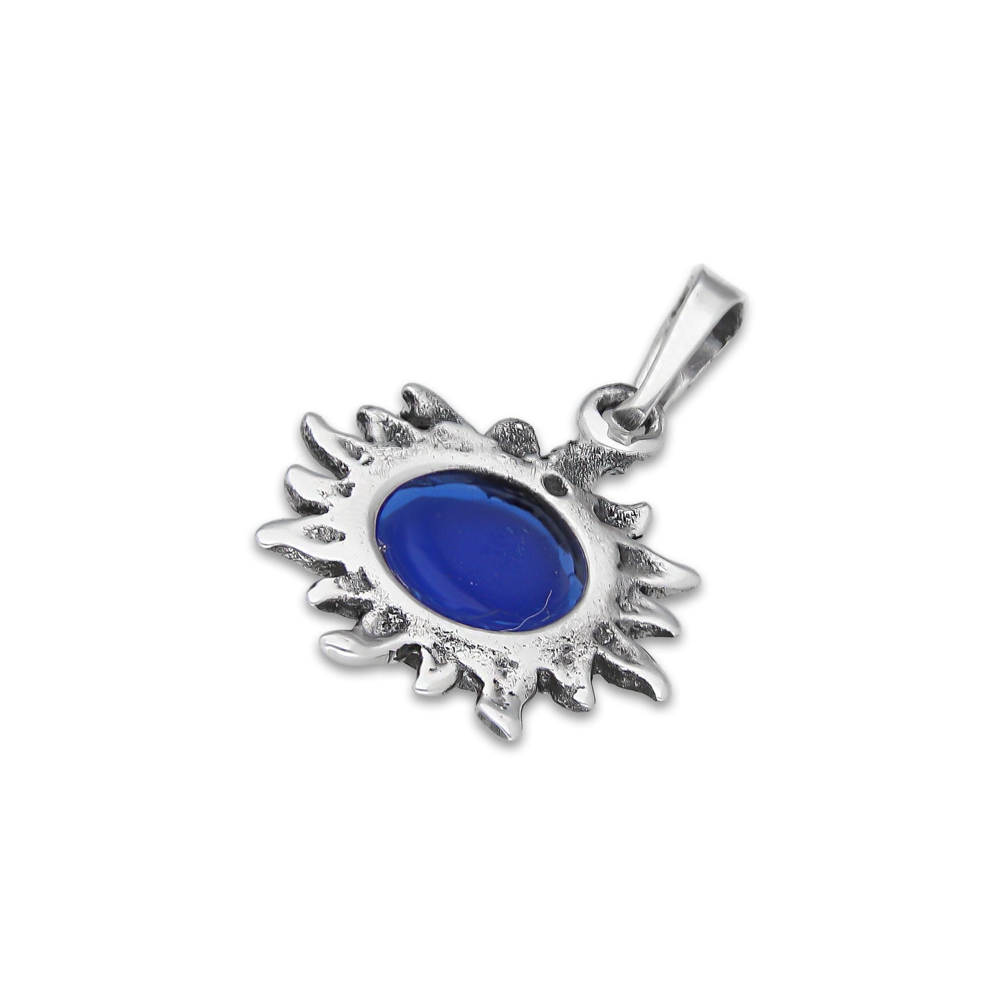 LPDJ300 Dije Ojo Turco Chico Petalos 1.7 cm x 2.6 cm en Plata .925 4671763220