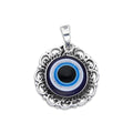 LPDJ301 Dije Ojo Turco Grande Olan 2.2 cm x 3 cm en Plata .925 4671659660