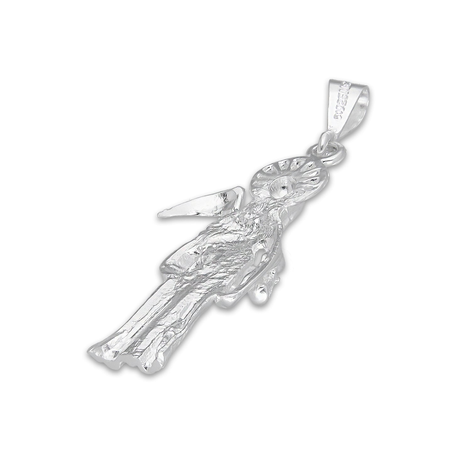LPDJ305 Dije Santa Muerte Balanza 1.8 cm x 5 cm en Plata .925 5204999386