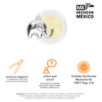 LPDJA002 Dije Elefante 3d IT Para Armar - 1 Par en Plata .925 2023123337