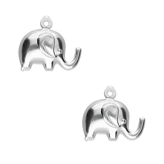 LPDJA002 Dije Elefante 3d IT Para Armar - 1 Par en Plata .925 2023123337