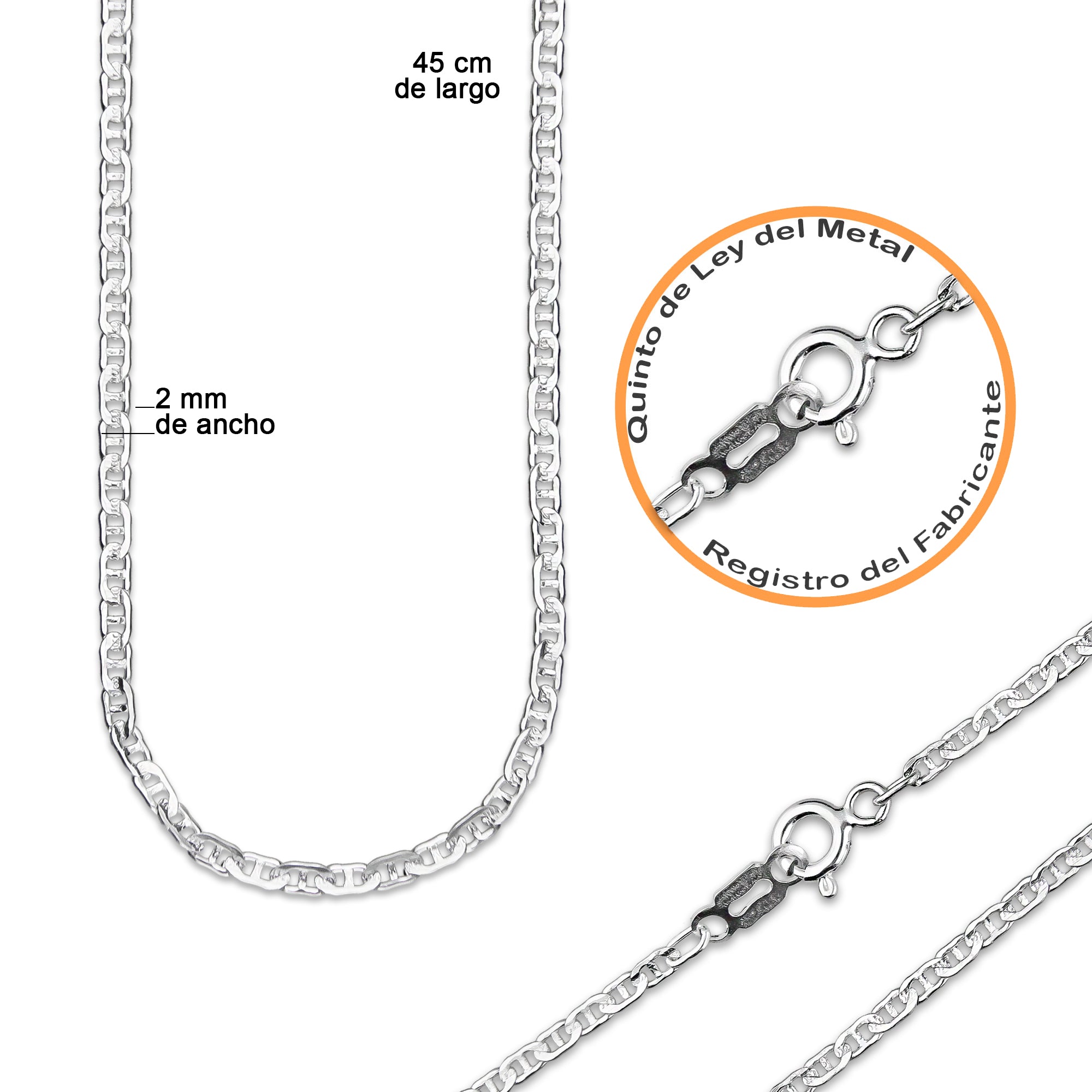 LPDP117 Cadena + Dije Letra Cursiva Abecedario con Zirconia en Plata .925 Taxco Gro 2268056401