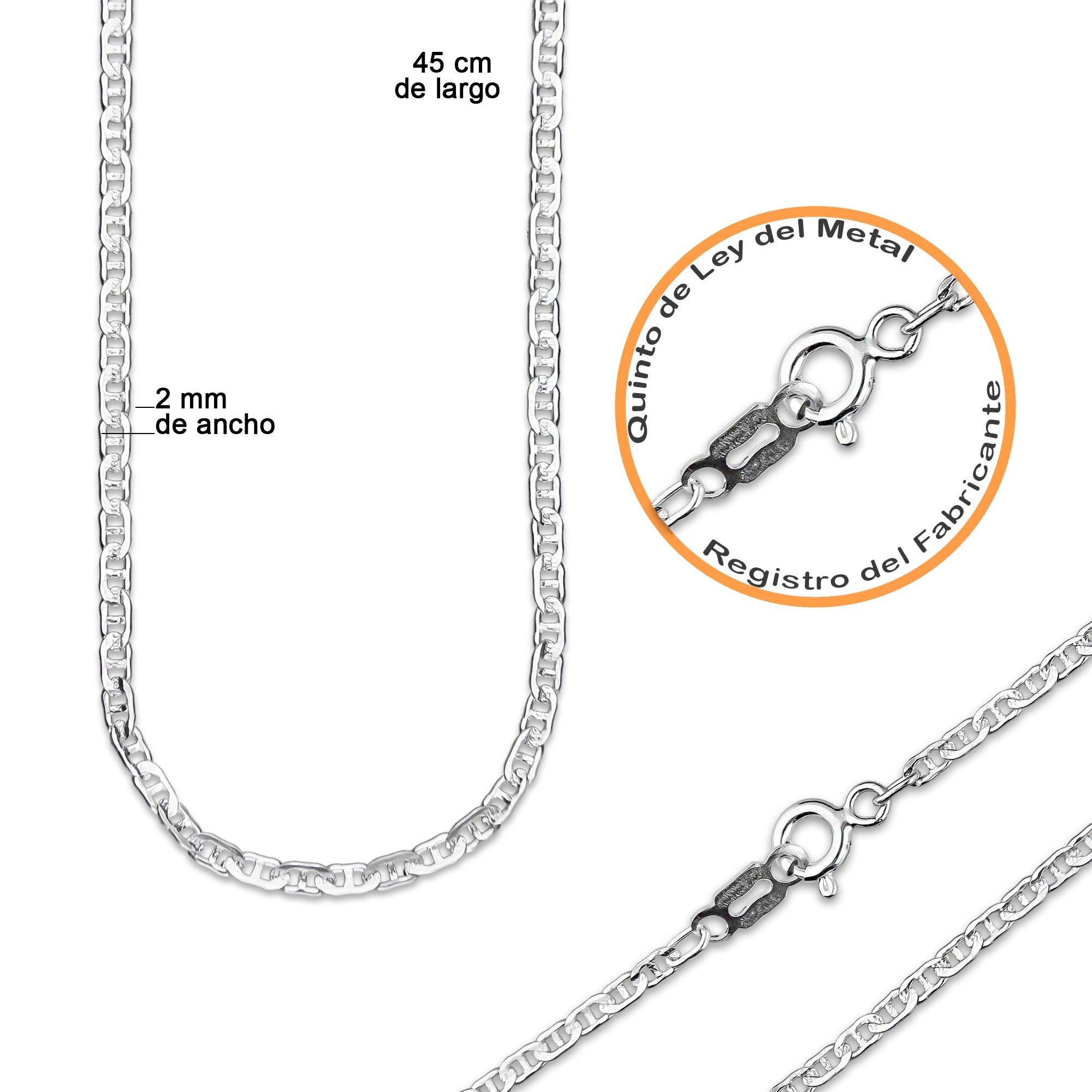 LPDP117 Cadena + Dije Letra Cursiva Abecedario con Zirconia en Plata .925 Taxco Gro 2268056401