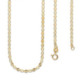 LPECU001-45 Cadena Oro Sólido 10K Florentino Mod Ancla Óvalo Diamantada 2 mm x 45 cm 4287938862