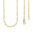 LPECU004-40 Cadena Oro Sólido 10K Florentino Mod Ancla Óvalo Diamantada 3x1 2 mm x 40 cm 4287536434