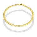 LPEPC002 Pulsera para Caballero Oro Sólido 10K Mod Cubana Americana Lisa 4 mm x 21 cm 2531192819