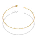 LPEPD001 Pulsera para Dama Oro Sólido 10K Mod Ancla Diamantada Florentino 1.5 mm x 18 cm 2531143989