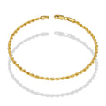 LPEPD006 Pulsera para Dama Oro Sólido 10K Mod Torsal Lisa Súper Ligera 2 mm x 18 cm 4287483716