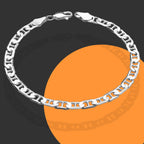 LPPC031 Pulsera Gussi 5 mm x 20 cm Plata Ley .925 Taxco Gro 1369974180