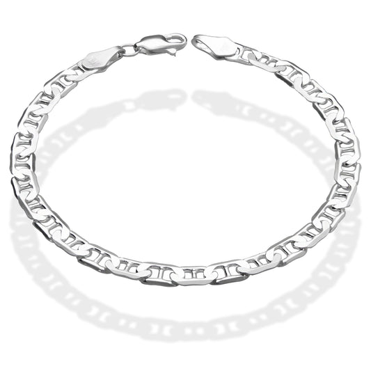 LPPC031 Pulsera Gussi 5 mm x 20 cm Plata Ley .925 Taxco Gro 1369974180