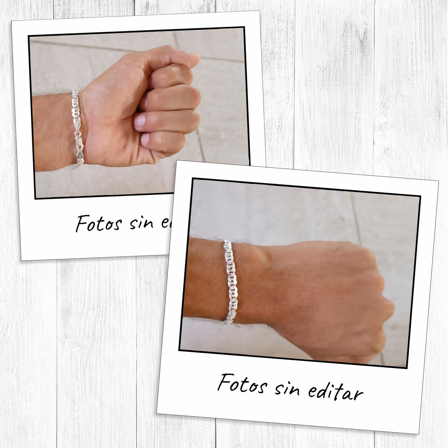 LPPC070 Pulsera Tejido Egipcio 5 mm x 20 cm Plata Ley .925 1693455459