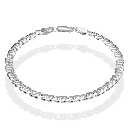 LPPC070 Pulsera Tejido Egipcio 5 mm x 20 cm Plata Ley .925 1693455459