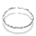 LPPC071 Pulsera Torsal Fígaro 5 Mm X 20 Cm Plata Ley .925, Taxco Gro 1815177074