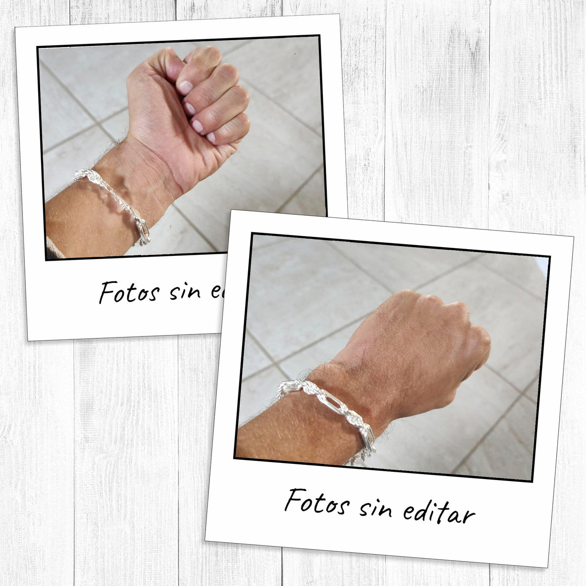 LPPC074 Pulsera Torsal Figaro 6 mm x 20 cm en Plata .925 Taxco Gro 1969827709