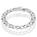 LPPC087 Pulsera Grecas 10 mm x 19 cm en Plata Ley .925