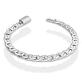 LPPC113 Pulsera Caballero Cubana Figaruchi Lisa Broche de Caja 6 mm x 18 cm en Plata .925 Taxco Gro 2932416833