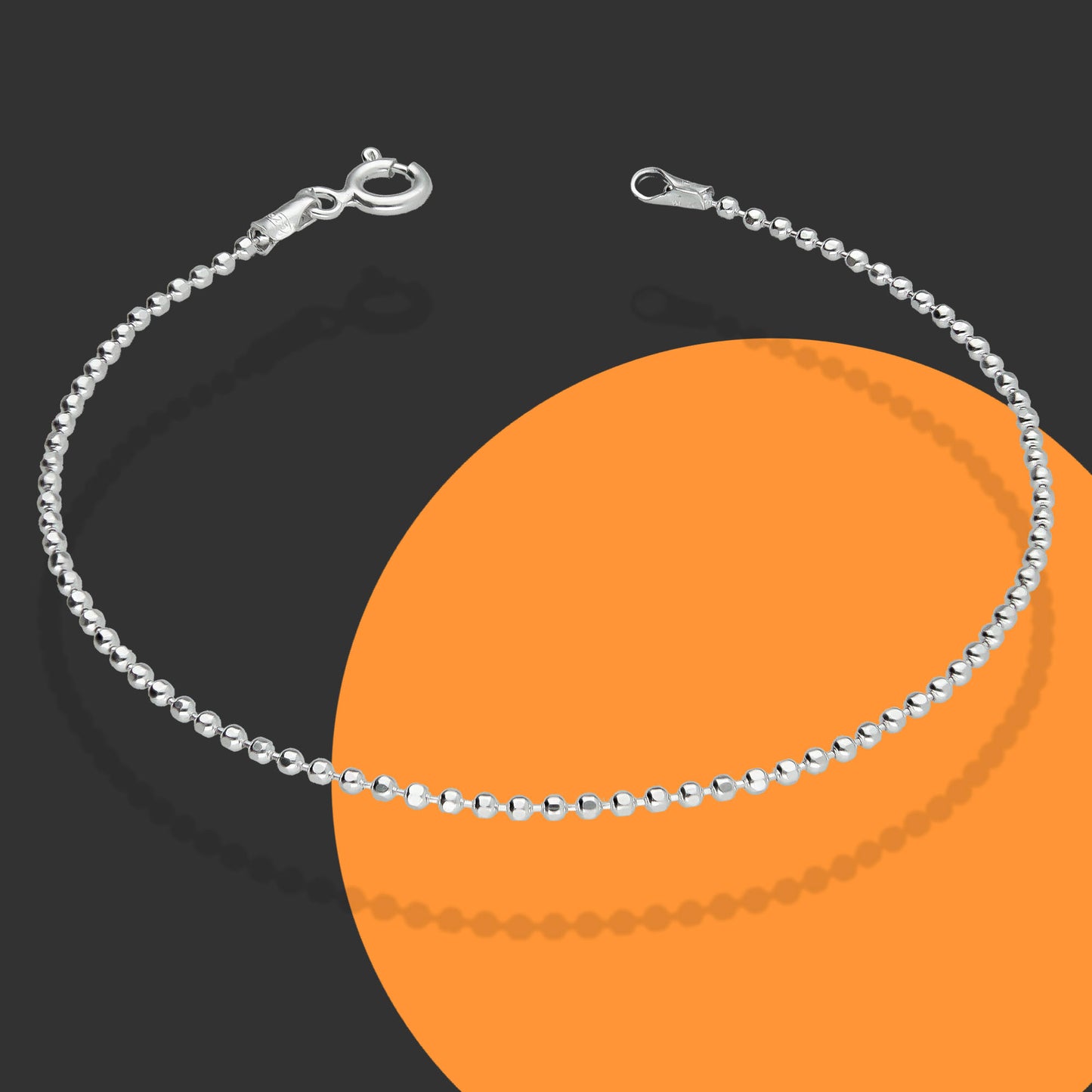 LPPD046 Pulsera Bolitas Diam 1.5 mm x 18 cm en Plata Ley .925 1527205862