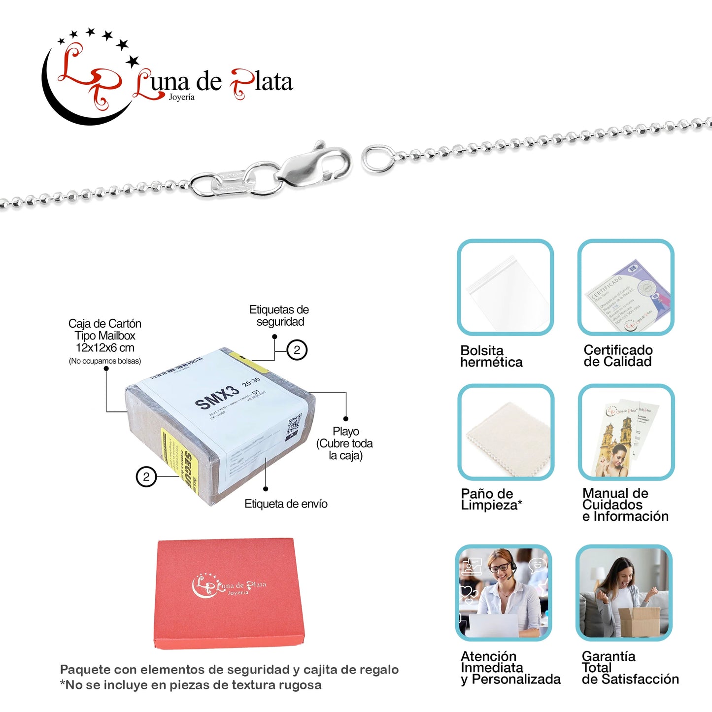 LPPD046 Pulsera Bolitas Diam 1.5 mm x 18 cm en Plata Ley .925 1527205862