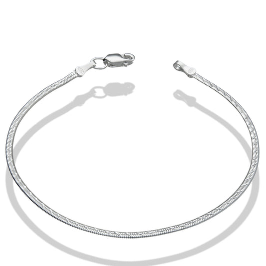 LPPD050 Pulsera Monorriel Oval  1.8 mm x 18 cm en Plata Ley .925 1531756631