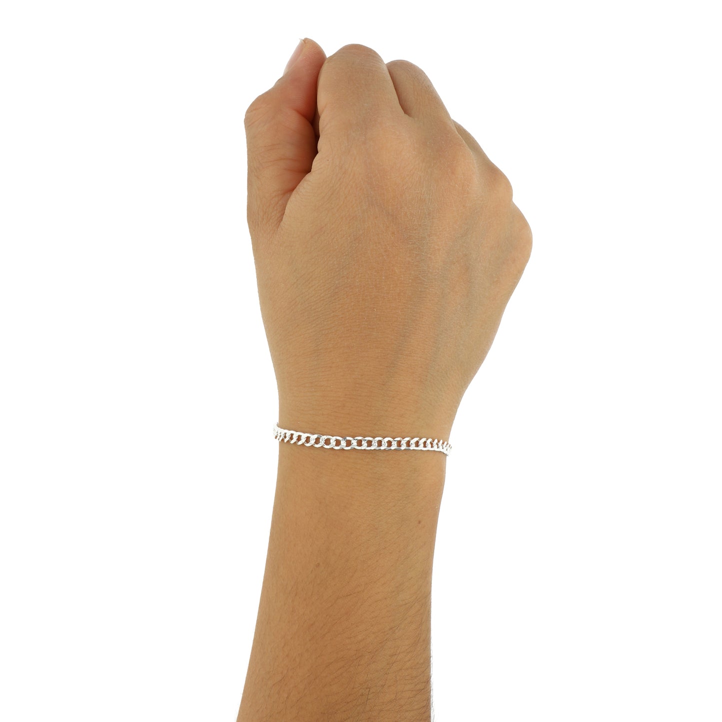 LPPD068 Pulsera Cubaname Diam 4 mm x 19 cm Plata Ley .925 1684876251